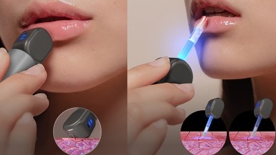 Amorepacific’s Lipcure Beam combines lip diagnosis, care and makeup capabilities in a single device. ©Amorepacific